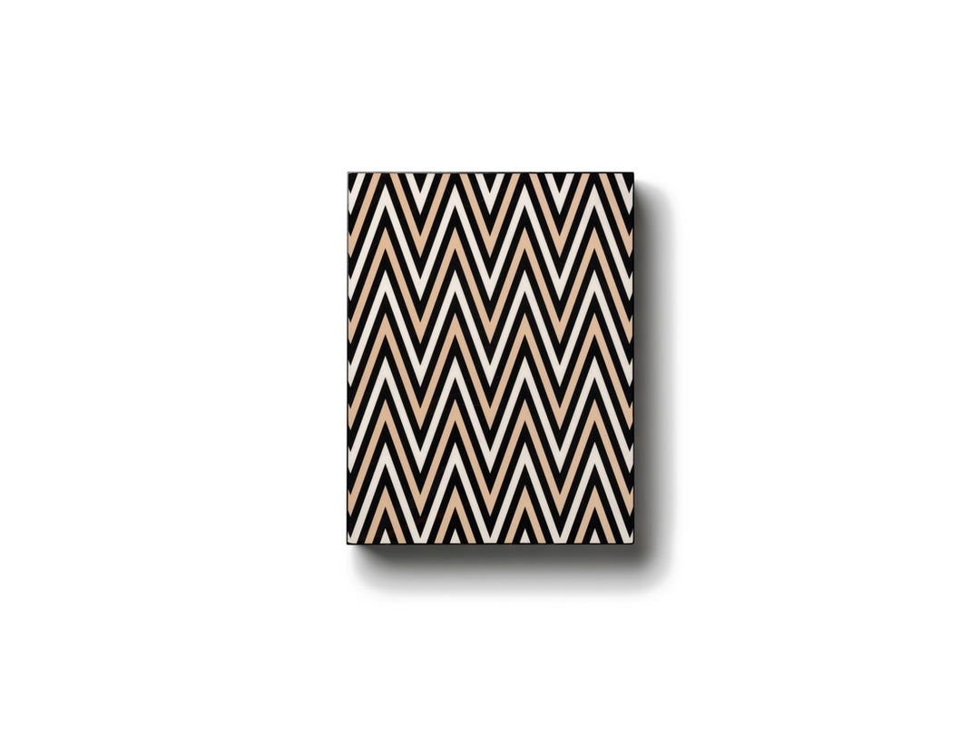 Printworks Spel - Backgammon Lacquered - Zwart
