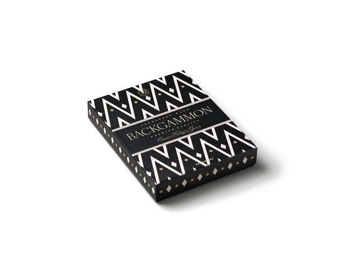 Printworks Spel - Backgammon Lacquered - Zwart