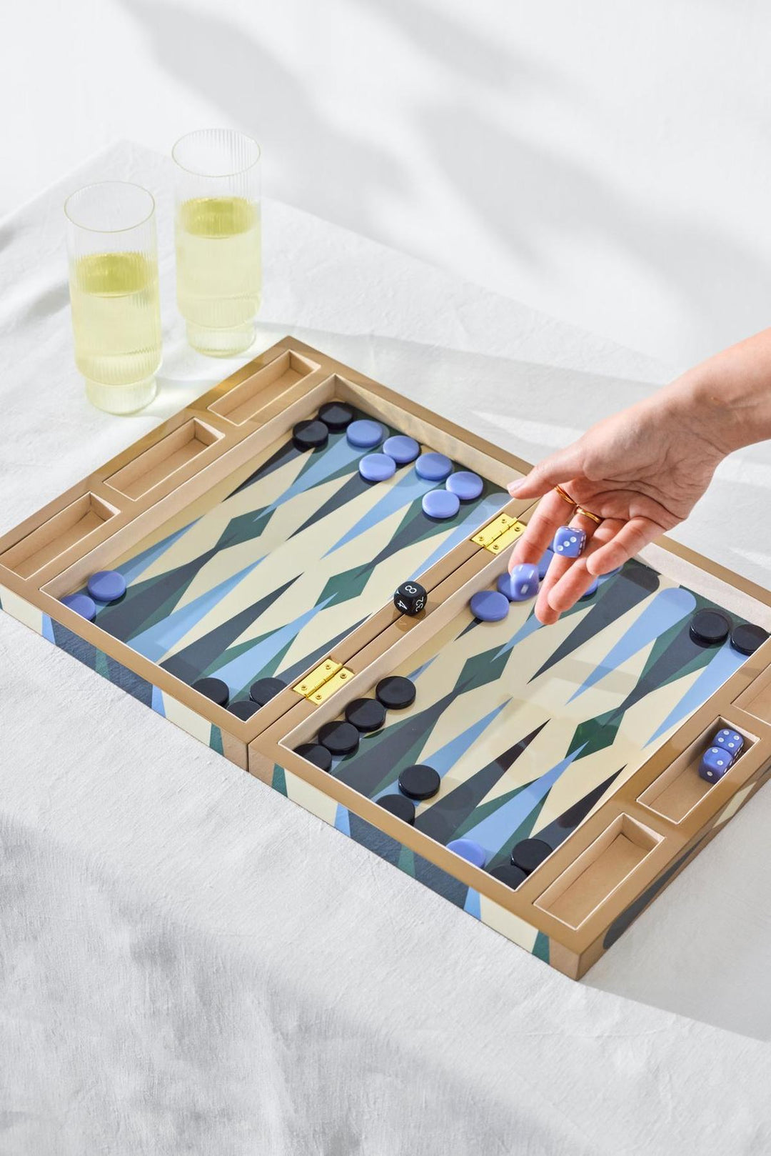 Printworks Spel - Backgammon lacquered