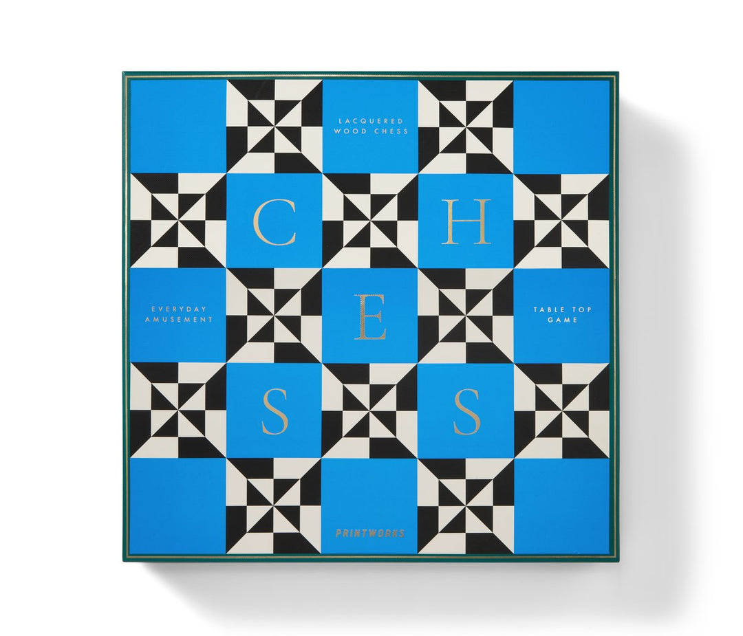 Printworks Spel - Chess lacquered - Poseidon