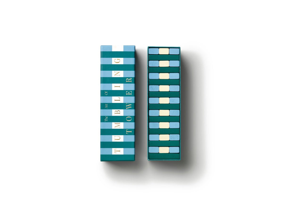 Printworks Spel Play - Tumbling Tower - Groen/Blauw