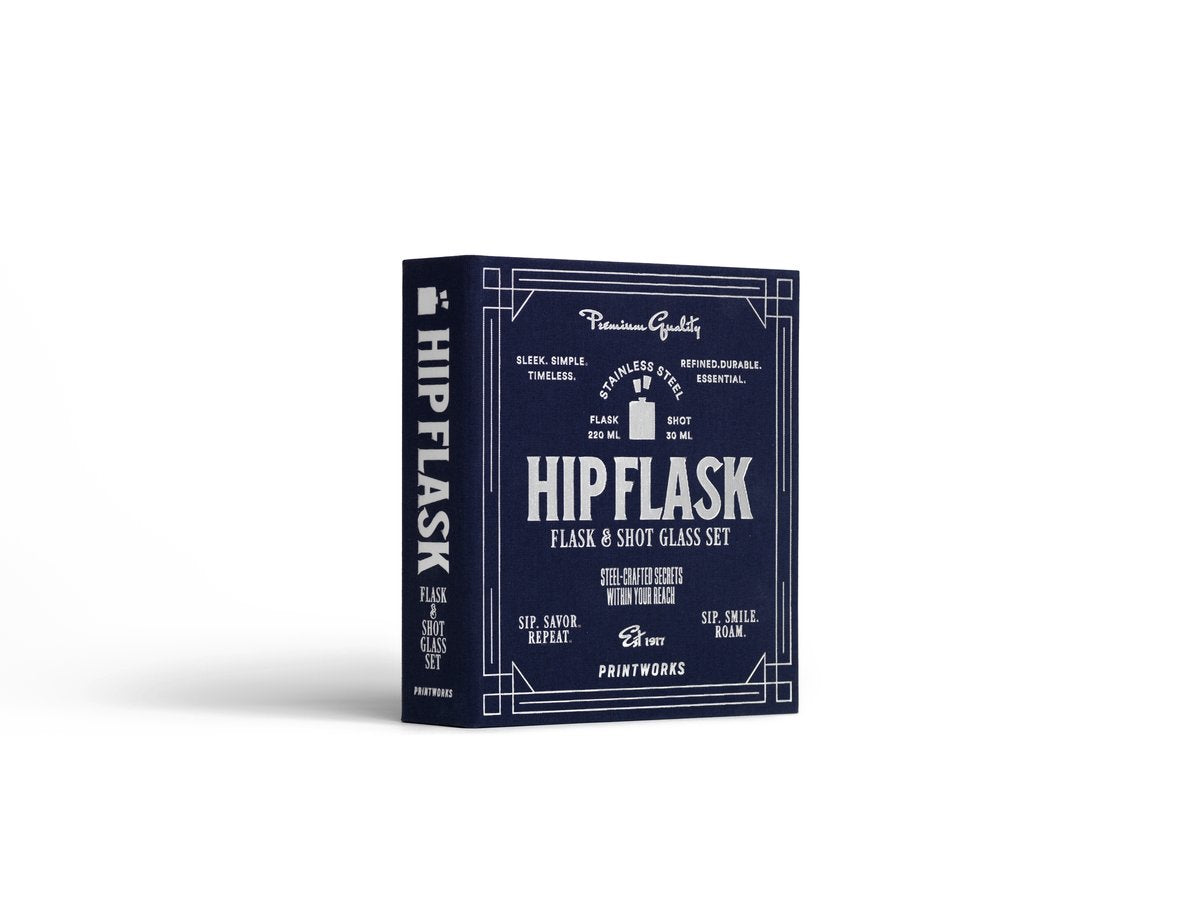 Printworks The Essentials - Hip Flask - Donkerblauw