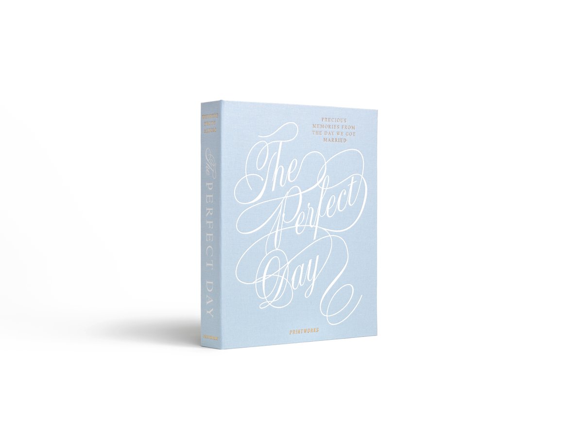 Printworks Wedding Album - The Perfect Day - Lichtblauw