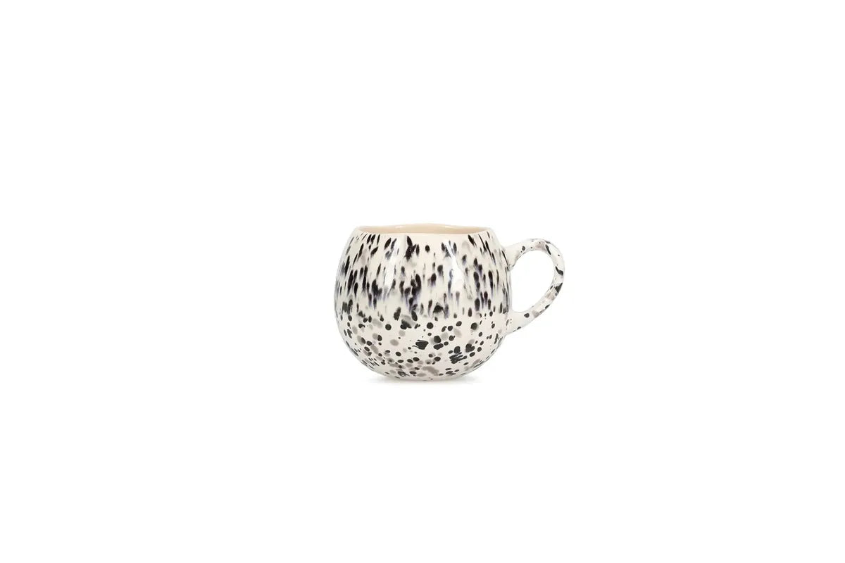 Salt & Pepper - Beker 46cl dotted black Muggies