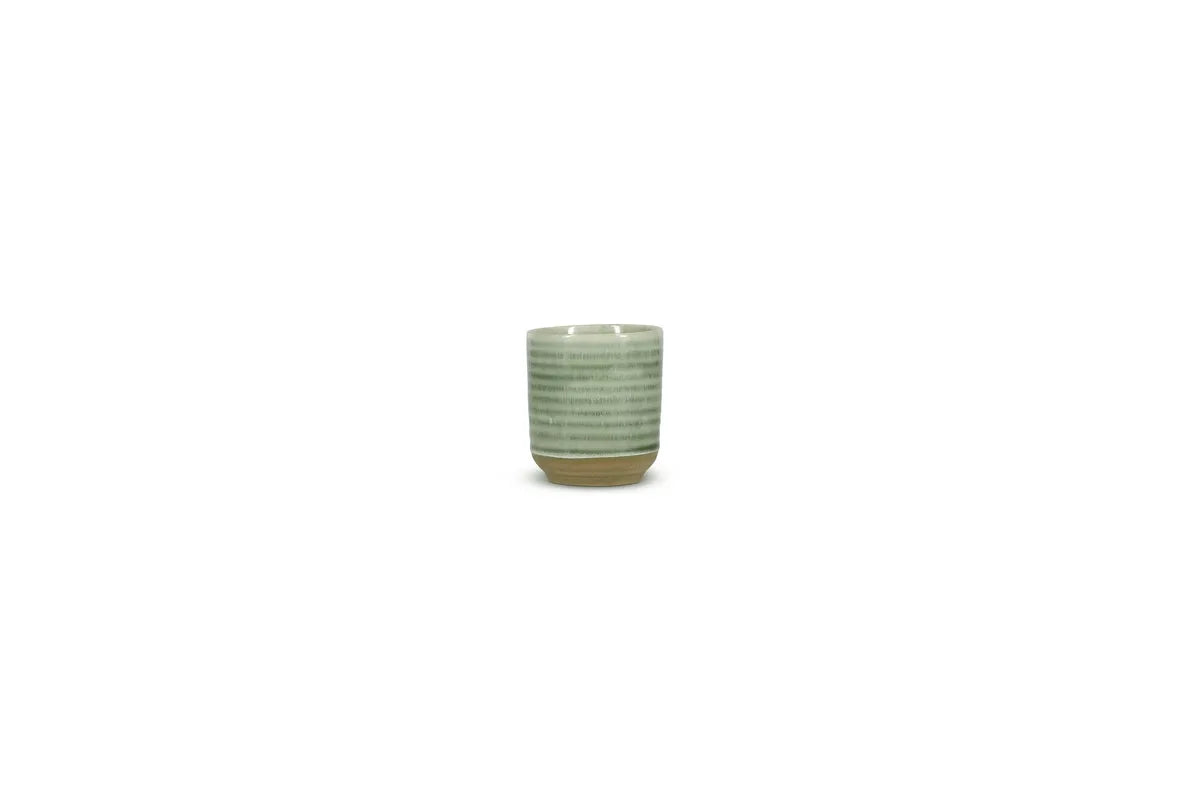 Salt & Pepper - Kop 27cl groen Cameo - Set van 4
