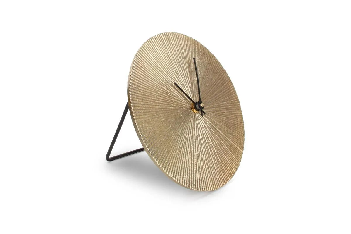 Salt & Pepper - Tafelklok 26cm Goud Ribble Zone