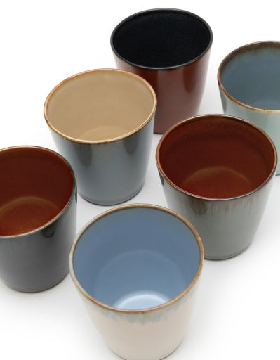 Serax - Anita Le Grelle - CONISCHE BEKER S RUST/DARK BLUE