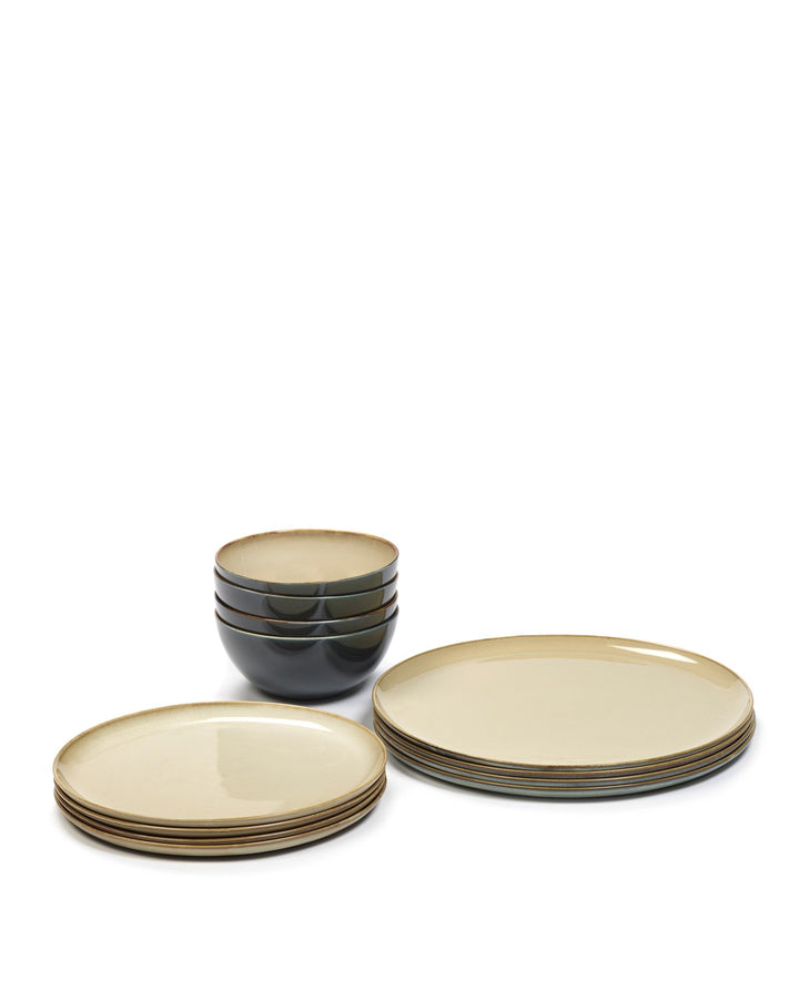Serax - Anita Le Grelle - Serviesset 12 Stuks Mistig Grijs