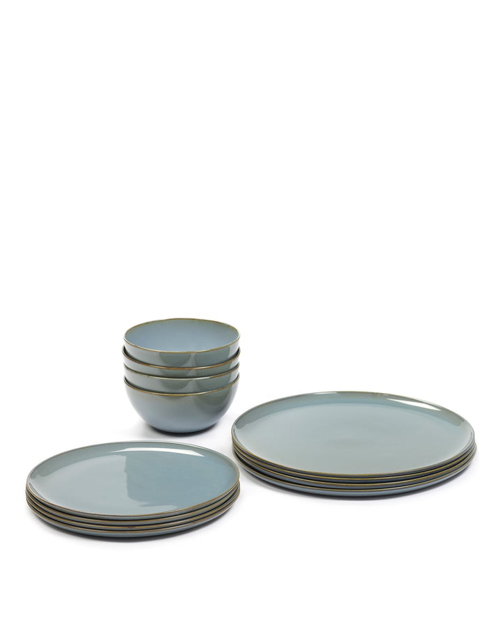 Serax - Anita Le Grelle - Serviesset 12 Stuks Rokerig Blauw