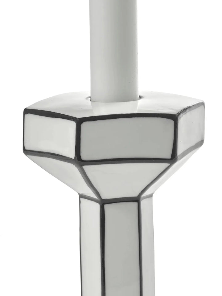 Serax - Annebet Philips - Kaars Wit/Zwart Holder M