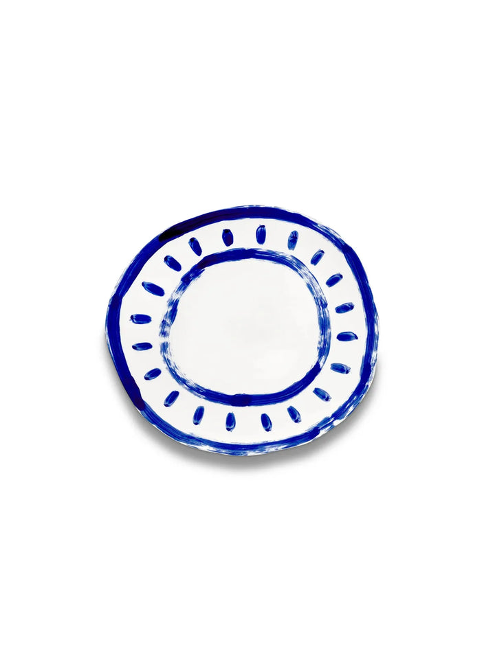 Serax - Annebet Philips - Serveerbord Wit Blauw 01 Line-up