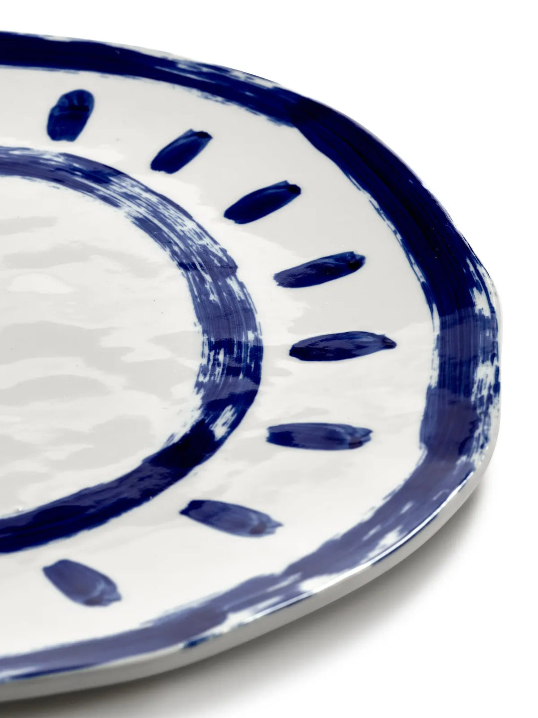Serax - Annebet Philips - Serveerbord Wit Blauw 01 Line-up