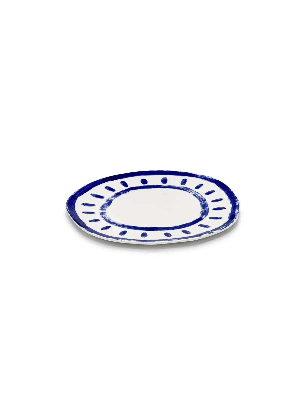 Serax - Annebet Philips - Serveerbord Wit Blauw 01 Line-up