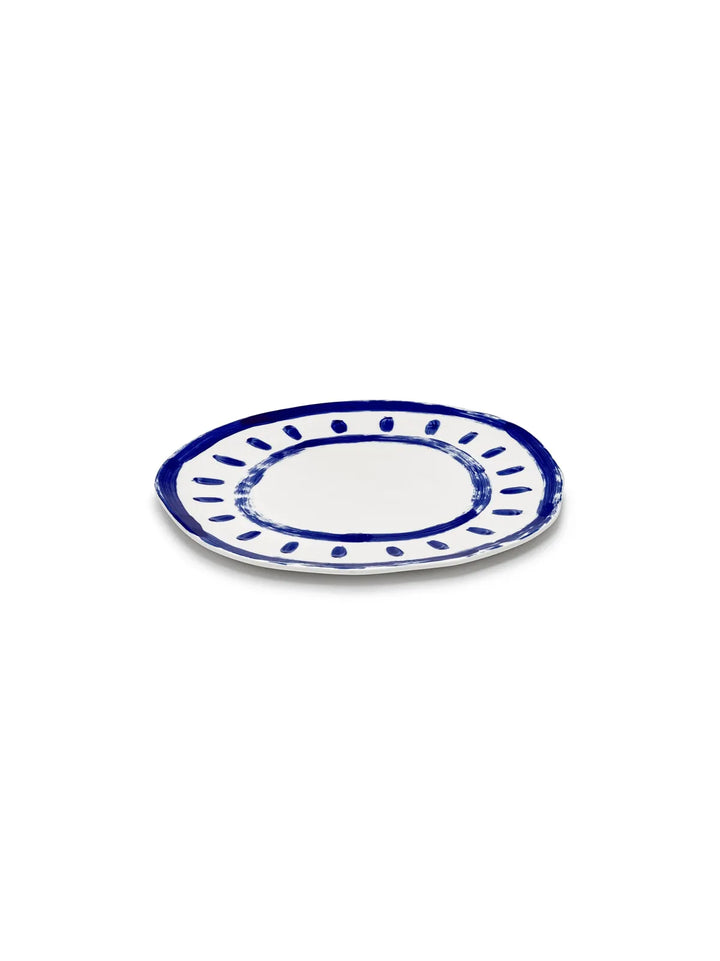 Serax - Annebet Philips - Serveerbord Wit Blauw 01 Line-up