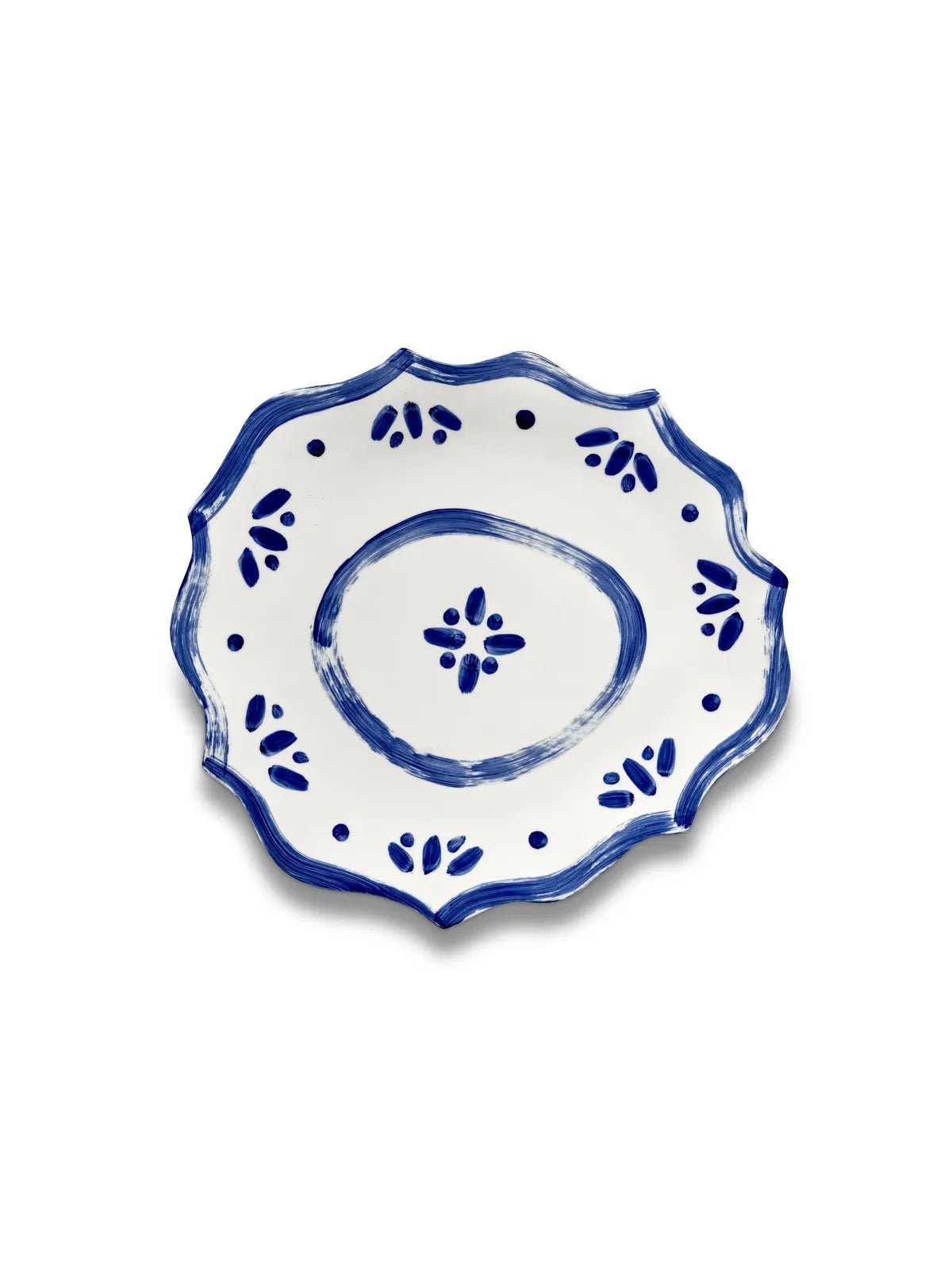Serax - Annebet Philips - Serveerbord Wit Blauw 02 Line-up