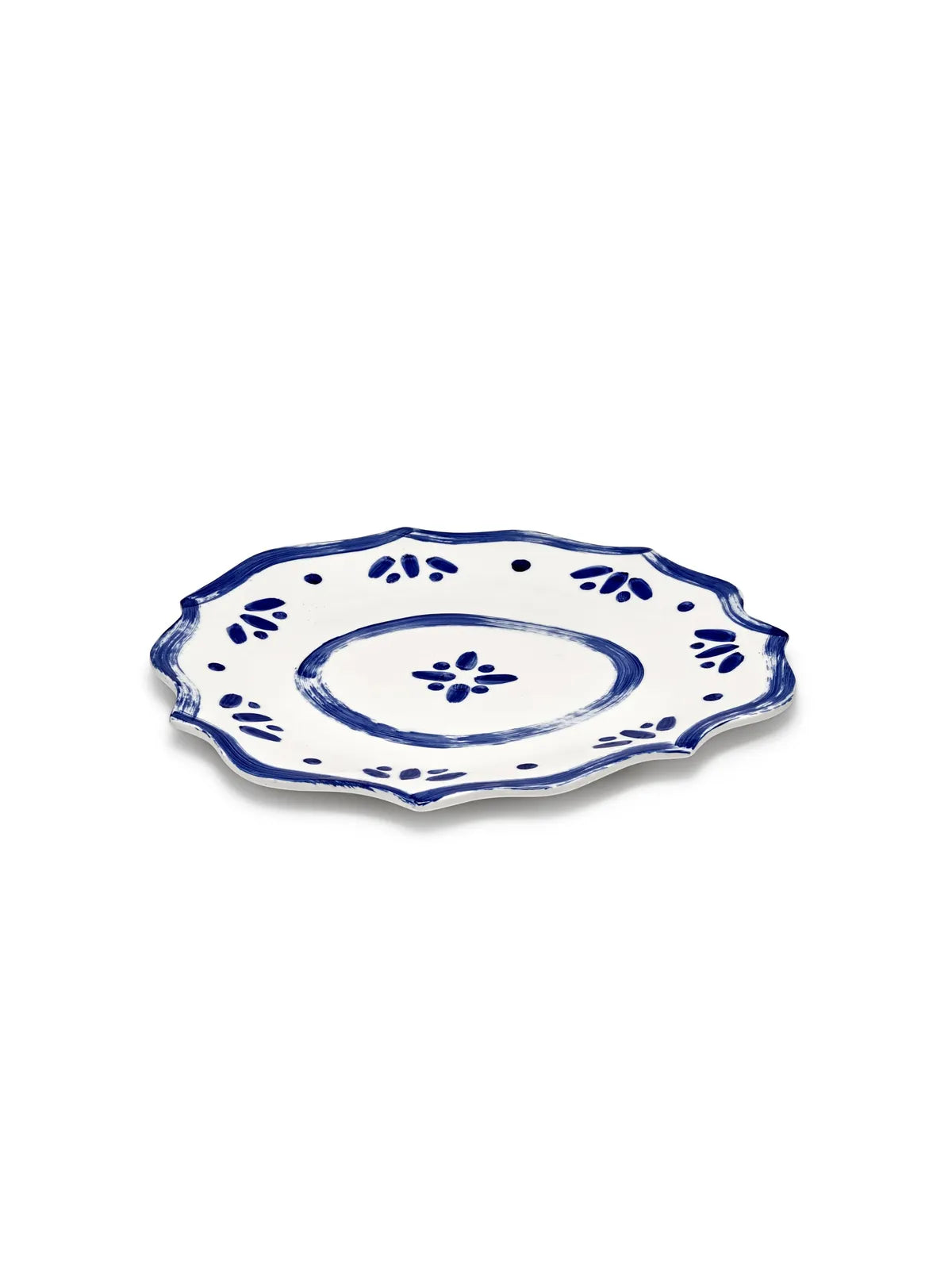 Serax - Annebet Philips - Serveerbord Wit Blauw 02 Line-up