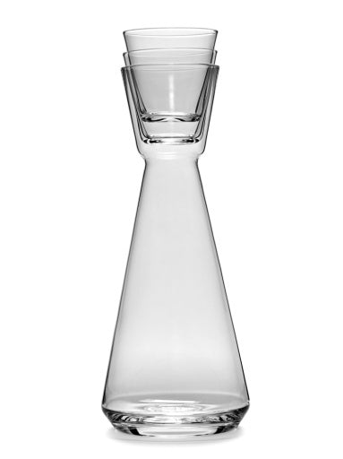 Serax - Charles Kaisin - KARAF 215 CL + 2 GLAZEN 30 CL NERO
