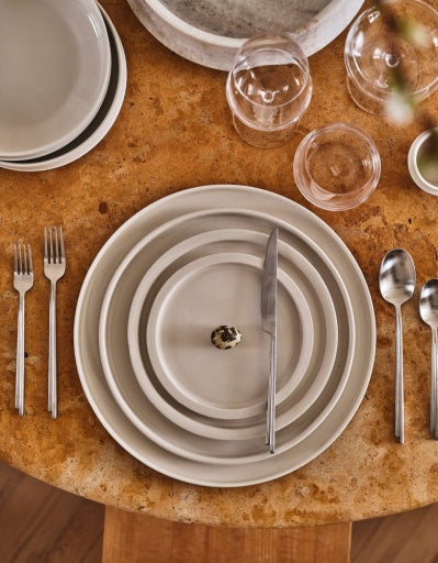 Serax - Kelly Wearstler - BORD XS ALABASTER DUNE - Set van 2