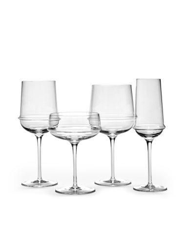 Serax - Kelly Wearstler - RODEWIJNGLAS DUNE - Set van 4