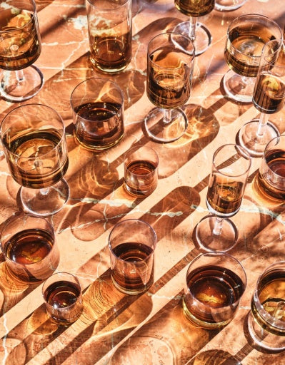Serax - Kelly Wearstler - WHISKYGLAS AMBER ZUMA - Set van 4