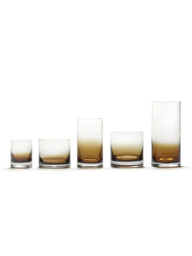 Serax - Kelly Wearstler - WHISKYGLAS AMBER ZUMA - Set van 4