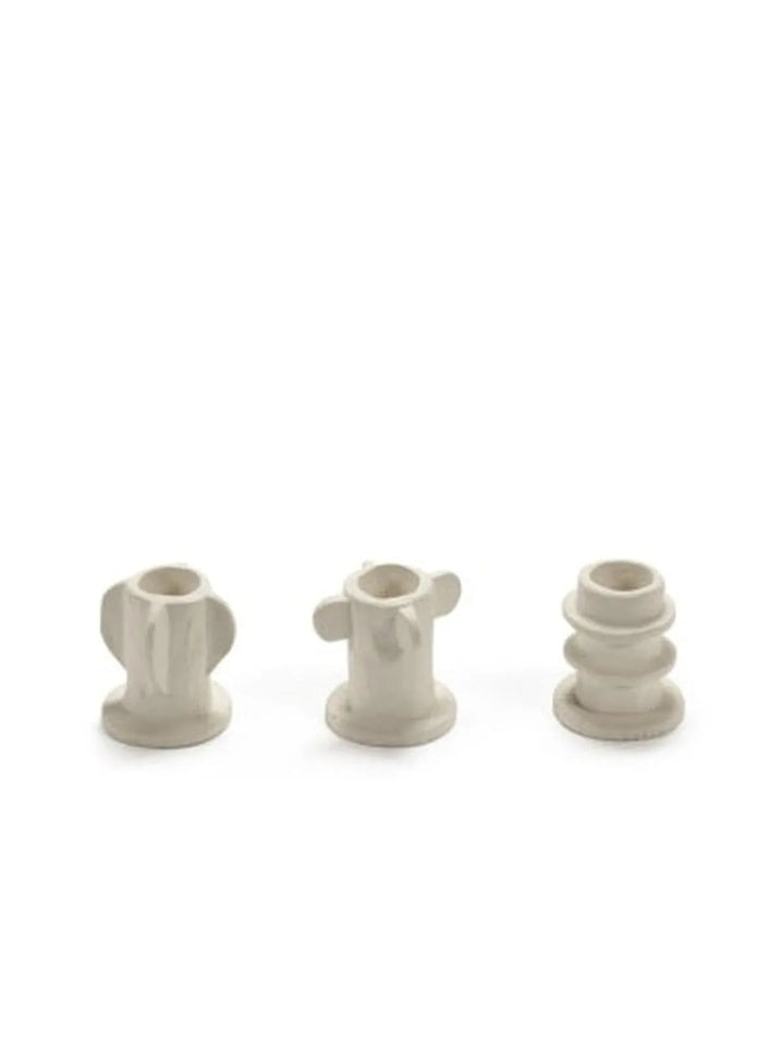 Serax - Marie Michielssen - Kaarsenhouder 02 Ass/3 Beige Molly - Set van 3