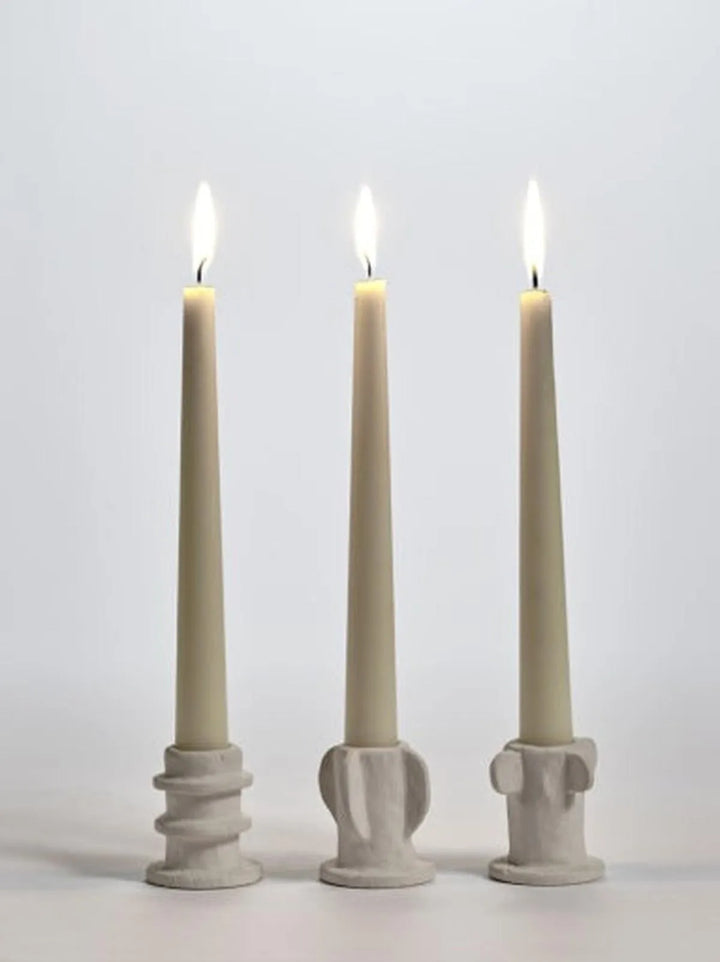 Serax - Marie Michielssen - Kaarsenhouder 02 Ass/3 Beige Molly - Set van 3