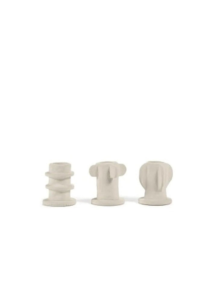 Serax - Marie Michielssen - Kaarsenhouder 02 Ass/3 Beige Molly - Set van 3