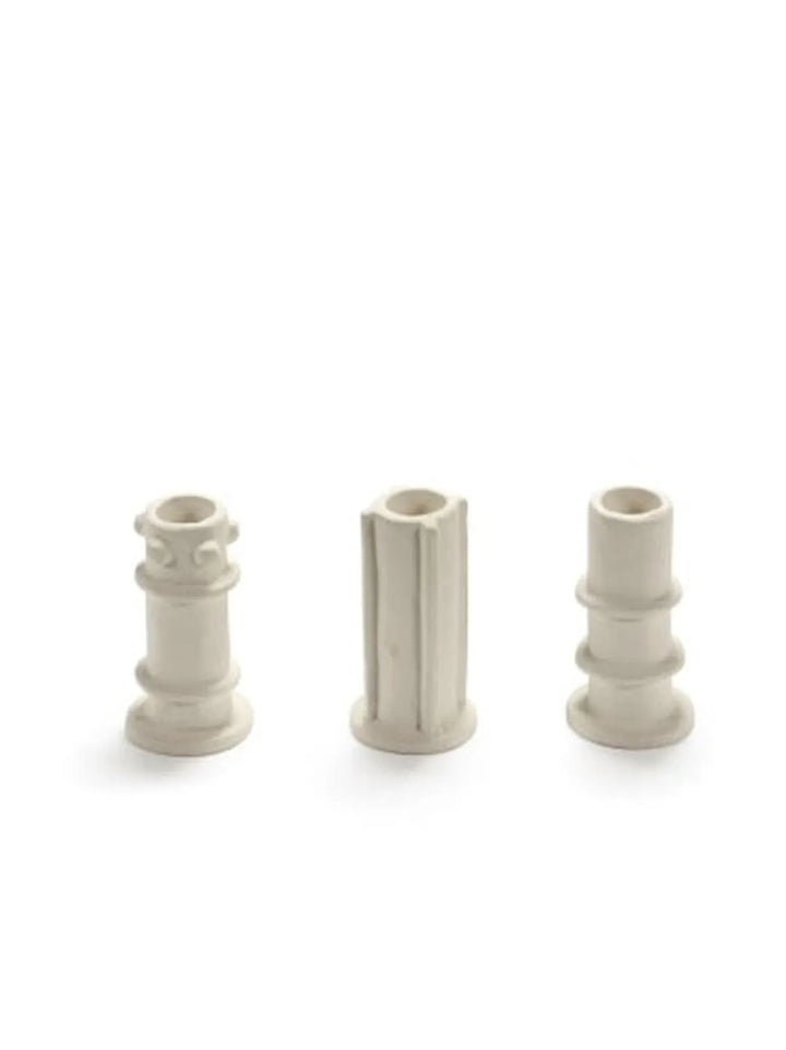 Serax - Marie Michielssen - Kaarsenhouder 03 Ass/3 Beige Molly - Set van 3
