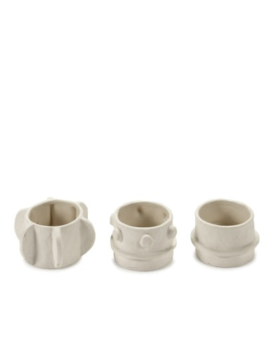 Serax - Marie Michielssen - THEELICHT ASS/3 BEIGE MOLLY - Set van 3