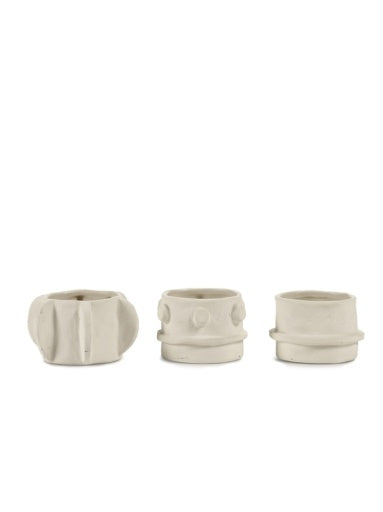 Serax - Marie Michielssen - THEELICHT ASS/3 BEIGE MOLLY - Set van 3