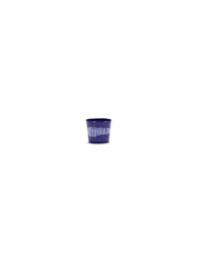 Serax - Ottolenghi - ESPRESSOKOPJE DONKERBLAUW WIT FEAST - Set van 4