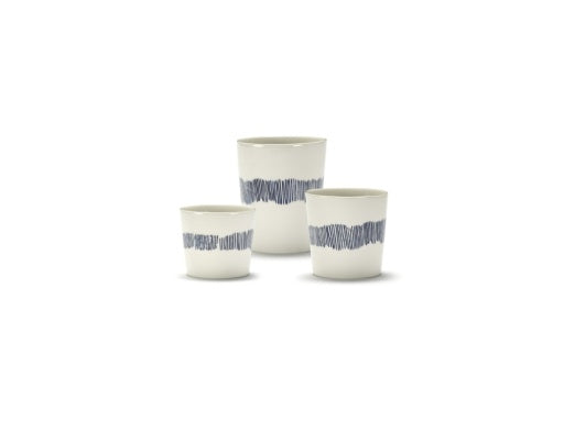 Serax - Ottolenghi - ESPRESSOKOPJE WIT BLAUW FEAST - Set van 4