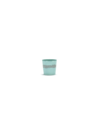 Serax - Ottolenghi - KOFFIEKOP AZUUR STRIPES ROOD FEAST - Set van 4