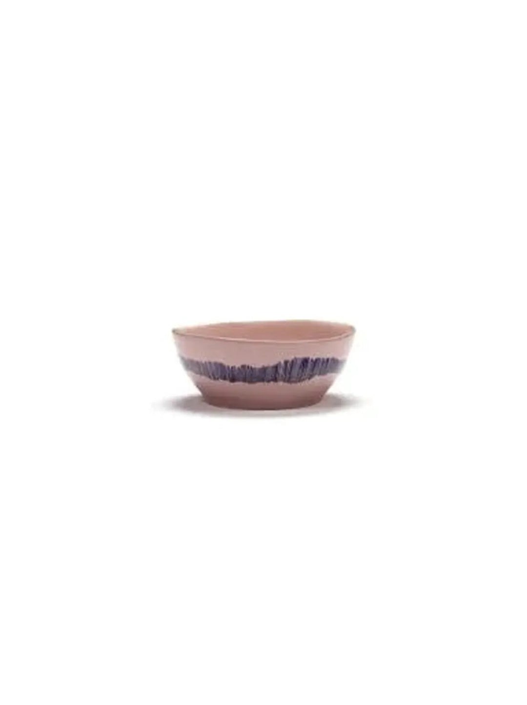Serax - Ottolenghi - Kom L Roze Stripes Blauw Feast - Set van 4