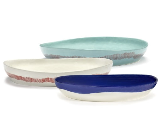 Serax - Ottolenghi - SERVEERKOM M AZUUR STRIPES ROOD FEAST