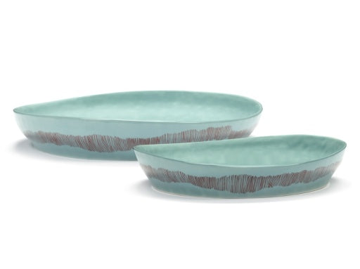 Serax - Ottolenghi - SERVEERKOM S AZUUR STRIPES ROOD FEAST