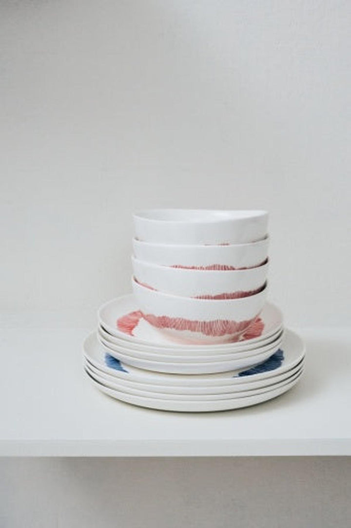 Serax - Ottolenghi - Serviesset 12 Stuks Wit Strepen Feast