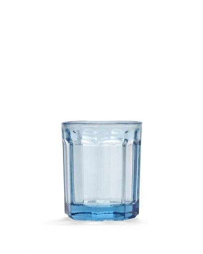 Serax - Paola Navone - GLAS M BLAUW FISH &amp; FISH - Set van 4