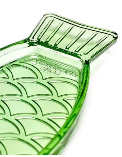 Serax - Paola Navone - SERVEERSCHOTEL N°1 GROEN FISH &amp; FISH - Set van 2