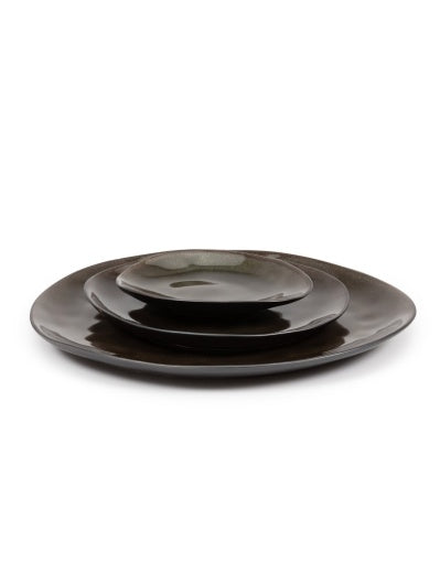 Serax - Pascale Naessens - BORD S GROEN PURE - Set van 4