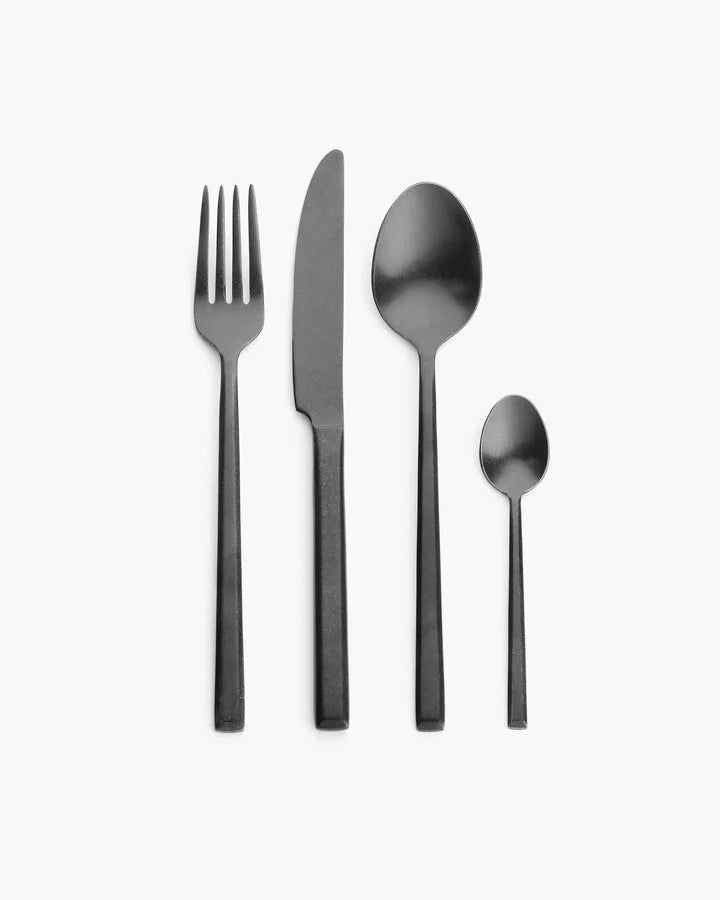Serax - Pascale Naessens - Besteksets Geschenkdoos Bestek Set 24-delig Zwart Pure