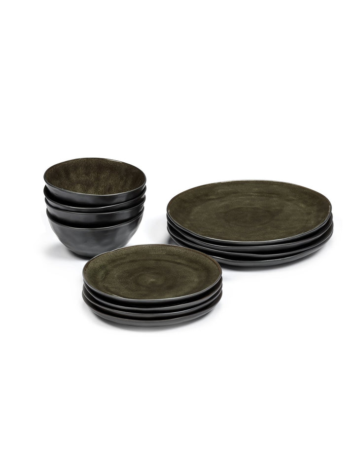 Serax - Pascale Naessens - Serviesset 12 Stuks Grijs Pure