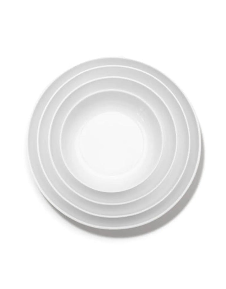 Serax - Piet Boon - Diep Bord M Wit Base - Set van 4