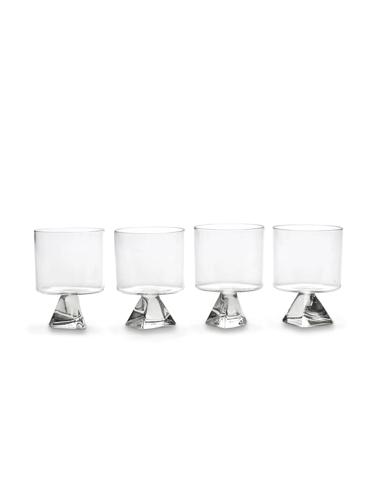 Serax - Plan C - Glas Transparant Silos - Set van 4
