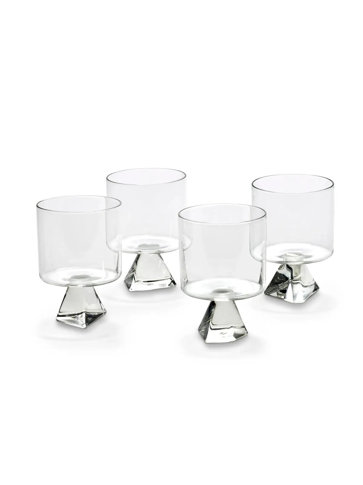 Serax - Plan C - Glas Transparant Silos - Set van 4