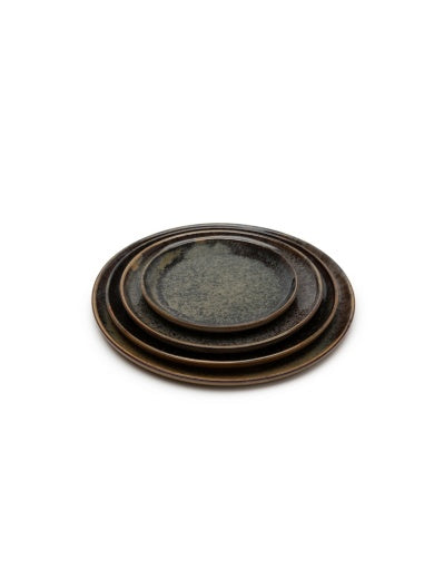 Serax - Sergio Herman - BORD L CAMO GREEN SURFACE - Set van 4