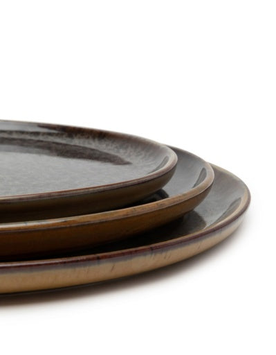 Serax - Sergio Herman - BORD M CAMO GREEN SURFACE - Set van 4