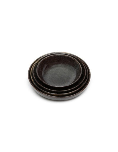 Serax - Sergio Herman - DIEP BORD L CAMO GREEN SURFACE - Set van 4
