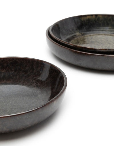 Serax - Sergio Herman - DIEP BORD L INDI GREY SURFACE - Set van 4